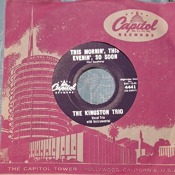 The Kingston Trio Vinyl Record - Black - Picture 1 of 6